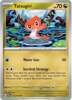 Tatsugiri : SCARLET AND VIOLET - PARADOX RIFT 141/182 - Pokemon Single Card
