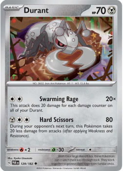 Durant : SCARLET AND VIOLET - PARADOX RIFT 129/182 - Pokemon Single Card