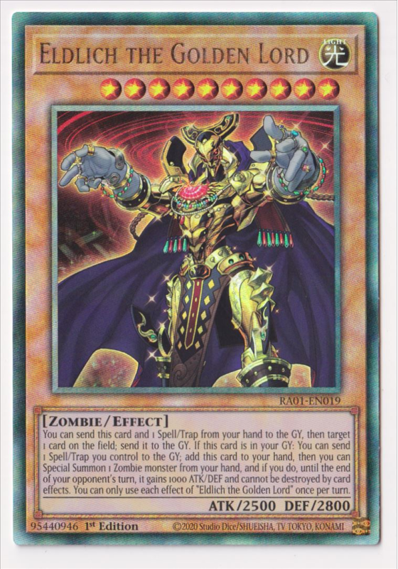 Yugioh Anime Style Card Sleeves Yu-Gi-Oh! Eldlich The Golden Lord Card Sleeves - Pack Of 10 Premium Glossy Japanese Size Yugioh Over Sleeves Yugioh Anime Style Card Sleeves Yu-Gi-Oh! Eldlich The Golden Lord Card Sleeves - Pack Of 10 Premium Glossy Japanese Size Yugioh Over Sleeves