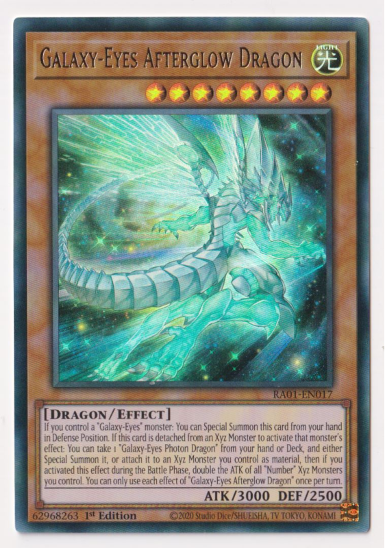 Dragons Of Legend Series Holographic Yu-Gi-Oh! Galaxy-Eyes Cipher Dragon Ultra Rare 1st Edition Holographic Card - Near Mint Dragons Of Legend Series Holographic Yu-Gi-Oh! Galaxy-Eyes Cipher Dragon Ultra Rare 1st Edition Holographic Card - Near Mint