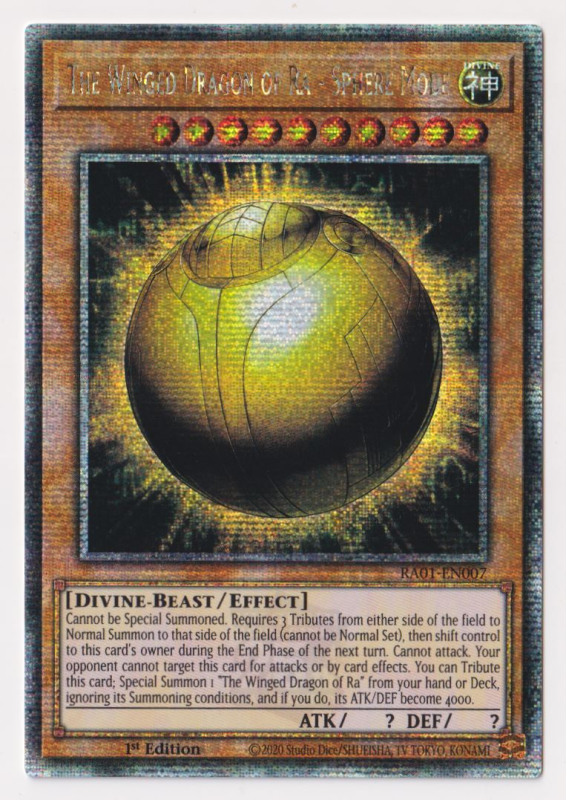 The Winged Dragon of Ra - Sphere Mode (Quarter Century Secret Rare ...