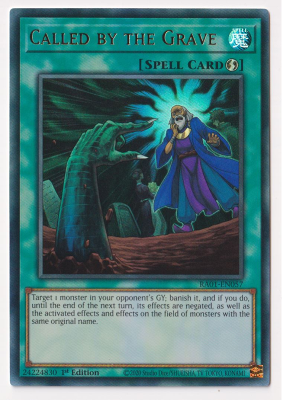 Called by the Grave (Ultra Rare) : RA01-EN057 - Yu-Gi-Oh! Single Card