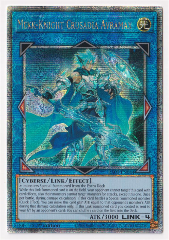 Avramax Mekk-Knight Crusadia Avramax (Quarter Century Secret Rare) : RA01-EN044 ...