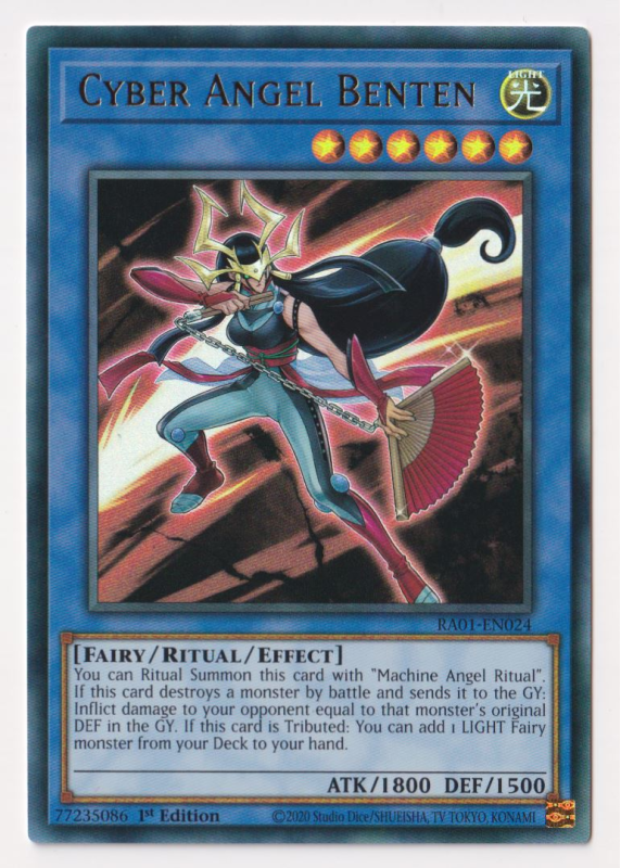 Cyber Angel Benten (Ultra Rare) : RA01-EN024 - Yu-Gi-Oh! Single Card