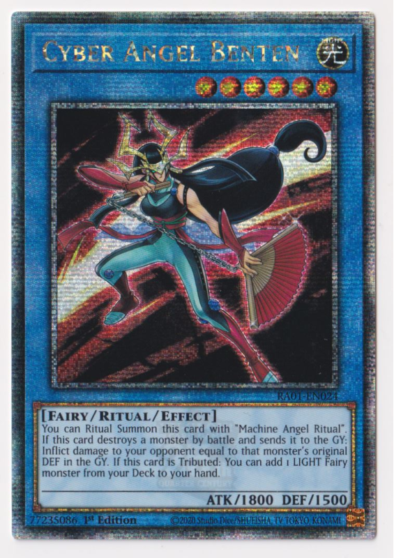 Cyber Angel Benten (Quarter Century Secret Rare) : RA01-EN024 - Yu-Gi ...