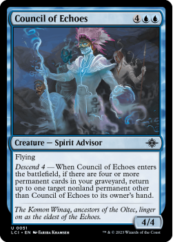 Council of Echoes single card from Magic the Gathering