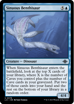 Sinuous Benthisaur single card from Magic the Gathering