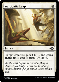 Acrobatic Leap (FOIL) single card from Magic the Gathering