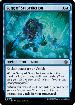 Song of Stupefaction (FOIL) single card from Magic the Gathering