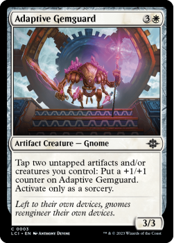 Adaptive Gemguard single card from Magic the Gathering