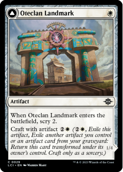 Oteclan Landmark // Oteclan Levitator (FOIL) single card from Magic the Gathering