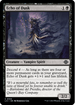 Echo of Dusk (FOIL) single card from Magic the Gathering