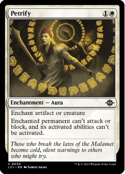 Petrify (FOIL) single card from Magic the Gathering