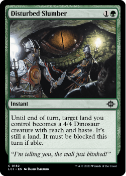 Disturbed Slumber single card from Magic the Gathering