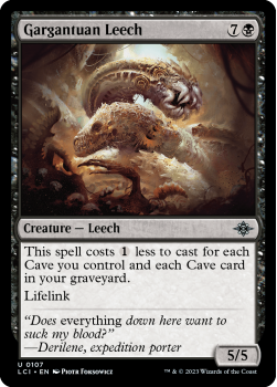 Gargantuan Leech single card from Magic the Gathering