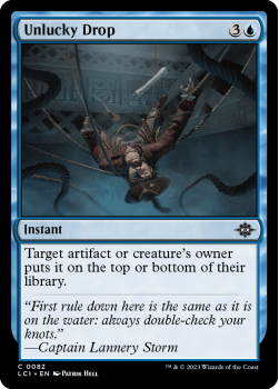 Unlucky Drop (FOIL) single card from Magic the Gathering
