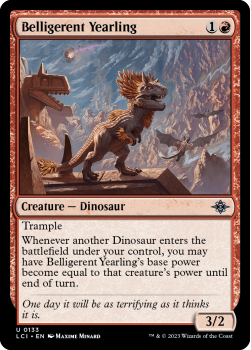 Belligerent Yearling single card from Magic the Gathering