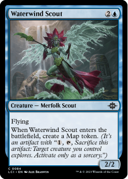 Waterwind Scout (FOIL) single card from Magic the Gathering