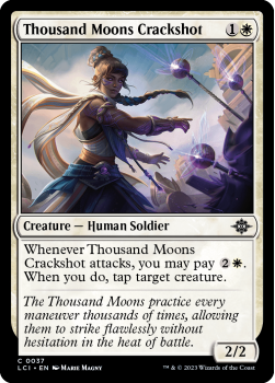 Thousand Moons Crackshot (FOIL) single card from Magic the Gathering