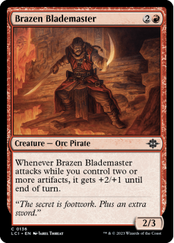 Brazen Blademaster (FOIL) single card from Magic the Gathering
