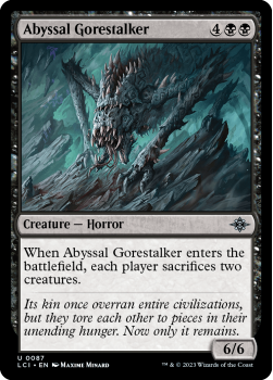 Abyssal Gorestalker single card from Magic the Gathering