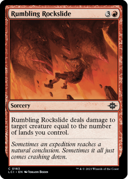 Rumbling Rockslide (FOIL) single card from Magic the Gathering