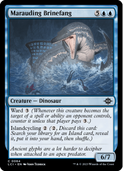 Marauding Brinefang single card from Magic the Gathering