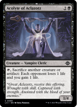 Acolyte of Aclazotz single card from Magic the Gathering
