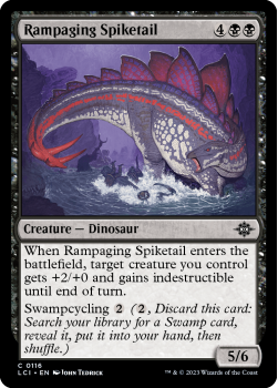 Rampaging Spiketail single card from Magic the Gathering