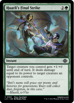 Huatli's Final Strike single card from Magic the Gathering