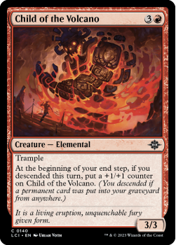 Child of the Volcano single card from Magic the Gathering
