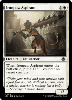 Ironpaw Aspirant (FOIL) single card from Magic the Gathering