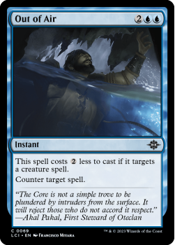 Out of Air (FOIL) single card from Magic the Gathering