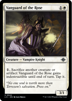 Vanguard of the Rose single card from Magic the Gathering