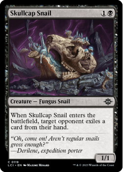 Skullcap Snail single card from Magic the Gathering