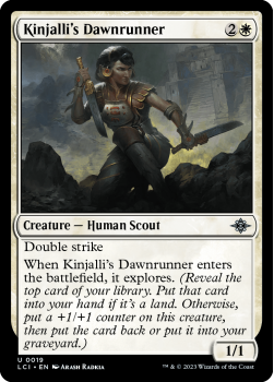 Kinjalli's Dawnrunner single card from Magic the Gathering