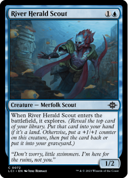 River Herald Scout (FOIL) single card from Magic the Gathering