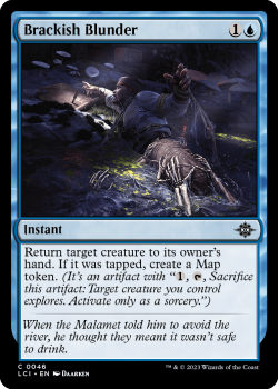Brackish Blunder (FOIL) single card from Magic the Gathering