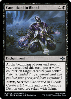 Canonized in Blood single card from Magic the Gathering