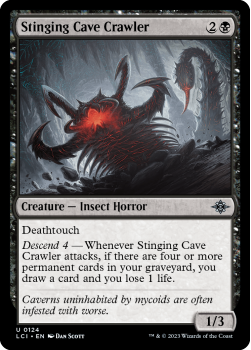 Stinging Cave Crawler single card from Magic the Gathering