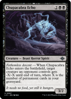 Chupacabra Echo single card from Magic the Gathering