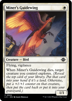 Miner's Guidewing single card from Magic the Gathering