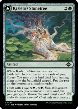 Kaslem's Stonetree // Kaslemâs Strider (FOIL) single card from Magic the Gathering