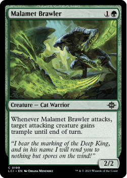 Malamet Brawler single card from Magic the Gathering