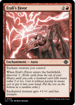 Etali's Favor single card from Magic the Gathering