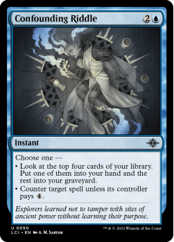 Confounding Riddle single card from Magic the Gathering