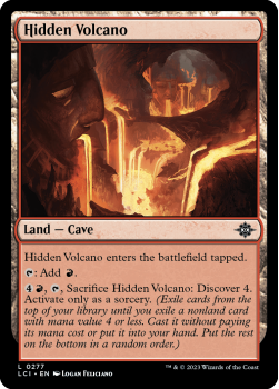 Hidden Volcano single card from Magic the Gathering