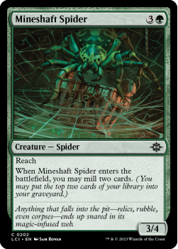 Mineshaft Spider (FOIL) single card from Magic the Gathering