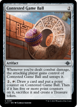 Contested Game Ball (FOIL) single card from Magic the Gathering
