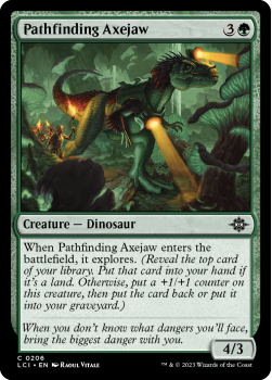 Pathfinding Axejaw single card from Magic the Gathering